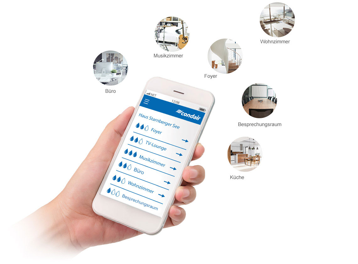 Smarte Steuerung via Smartphone